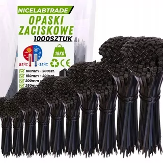 NiceLabTradeOfficial káblový zväzok 3,6 mm x 300 mm 1000 ks.